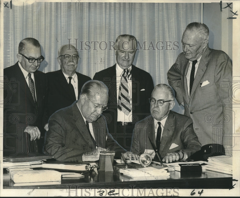 1965 Press Photo Stanton Manor Retirement Home Sign for Land, New Orleans- Historic Images