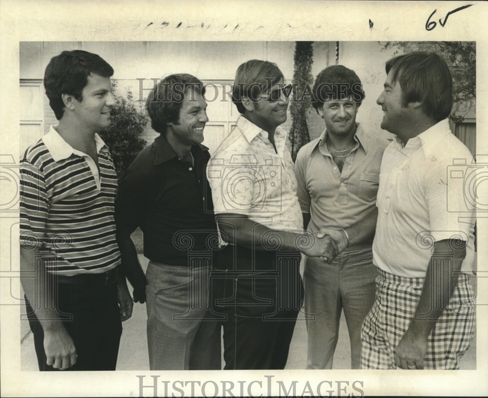 1978 Press Photo Burger King Golf Invitational Pro-Am Champs, New Orleans- Historic Images