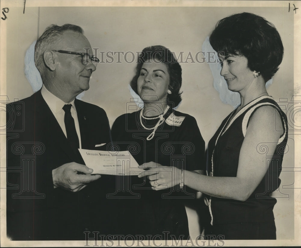 1963 Press Photo Hospitals Cited by Louisiana Hospital Association, New Orleans