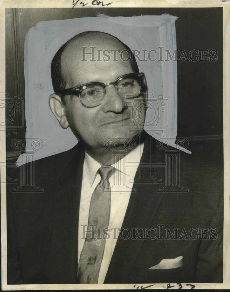 1968 Press Photo Leon Giliberti, President of Food Service Executive Association