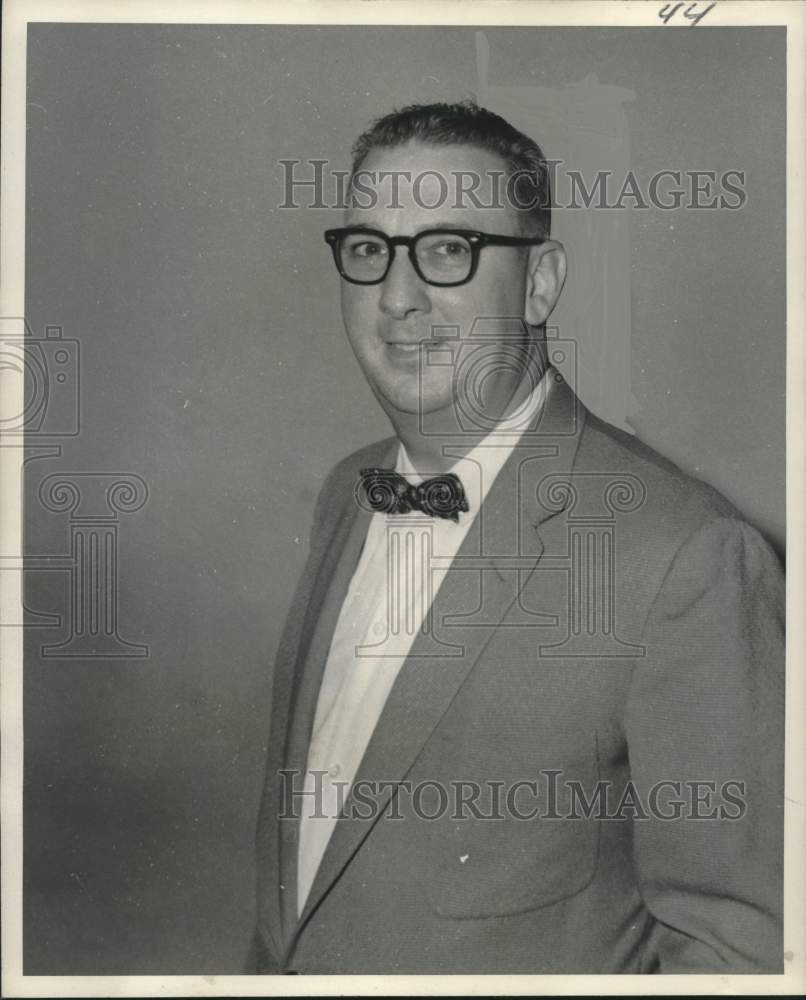 1957 Press Photo Businessman John Lucian Gilbert of Trade Department New Orleans