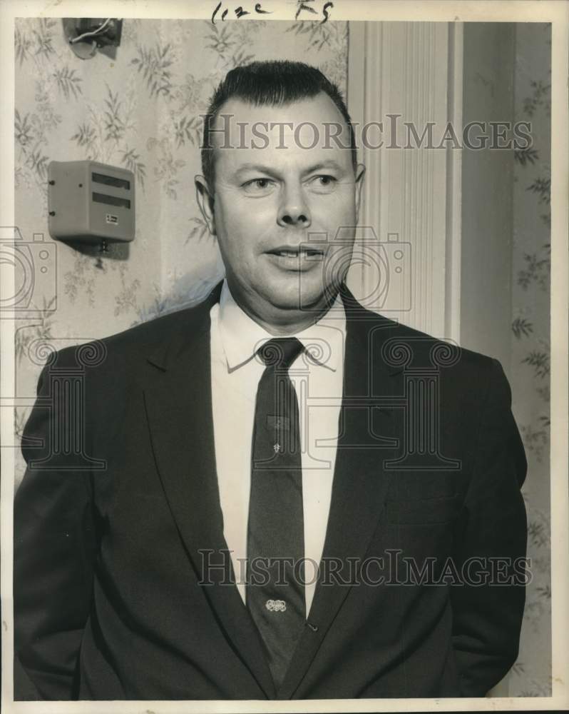 1959 Press Photo Dr. E.J. Fortier, President of Knight of Columbus Toastmasters- Historic Images