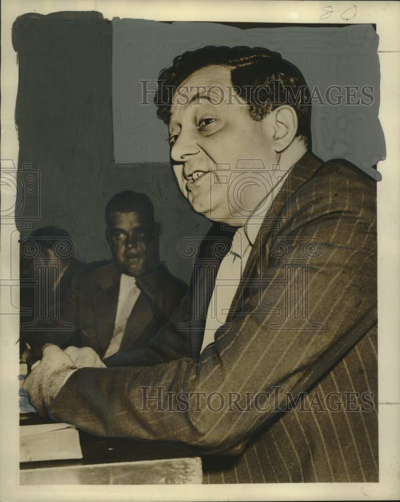 1950 Press Photo Benjamin Gitlow, Communist Before the Dies Committee