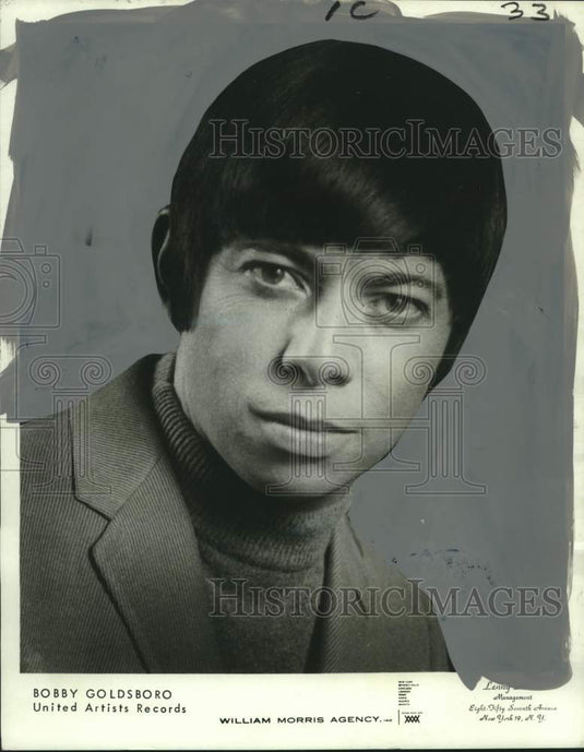 1971 Press Photo Bobby Goldsboro, Singer- Historic Images