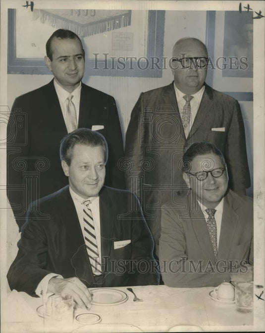 1960 Press Photo Officers of New Orleans Negligence & Compensation Lawyers Assoc