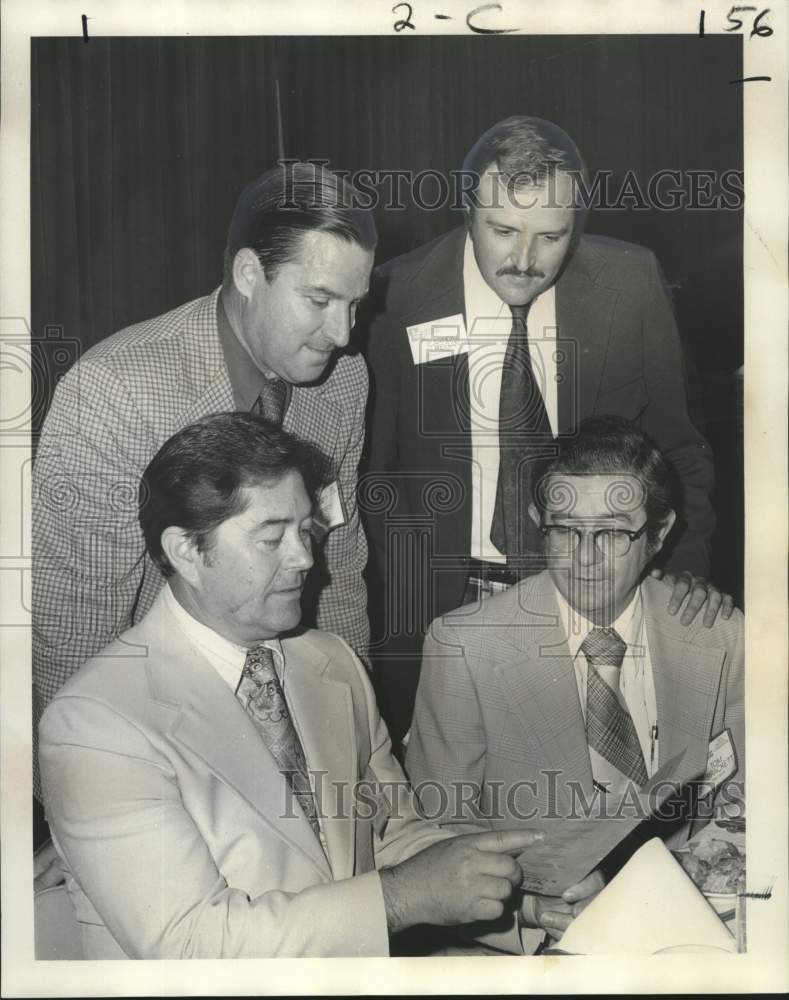 1974 Press Photo Officers of the Louisiana Press Association at Luncheon- Historic Images