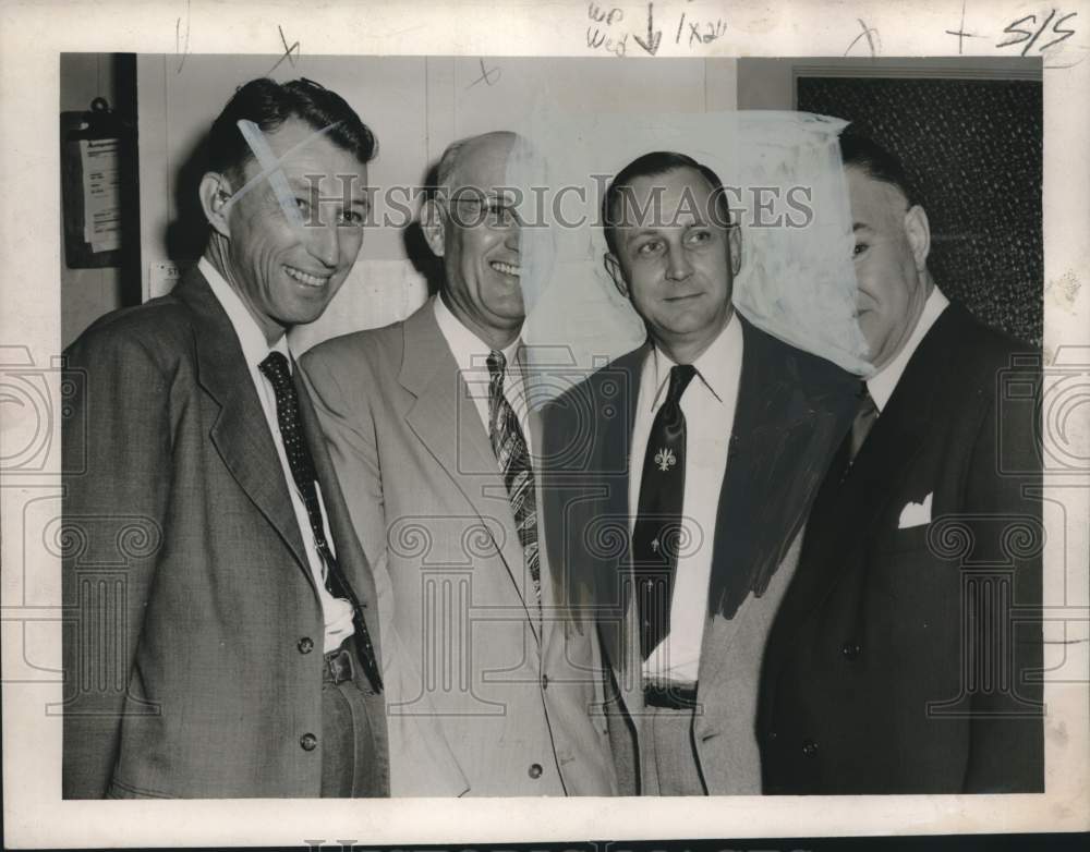 1953 Press Photo Officers of the Men&#39;s Camellia Club of New Orleans - noo22420