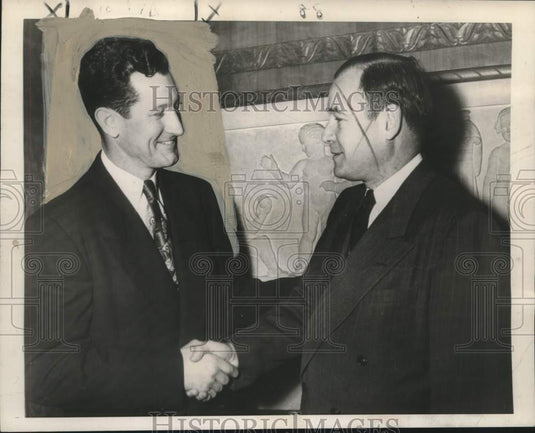1950 Press Photo John W. Gibson, Displaced Persons' Commission - noo22757