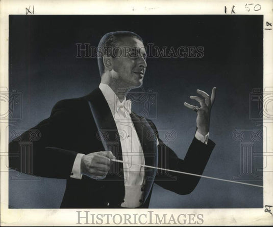 1957 Press Photo Vladimir Golschmann, conductor - Historic Images