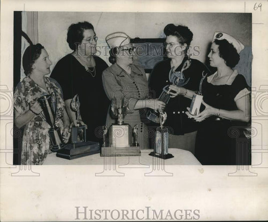 1951 Press Photo Mrs. Ava Marie Gonzales, Disabled American Veterans' Auxiliary