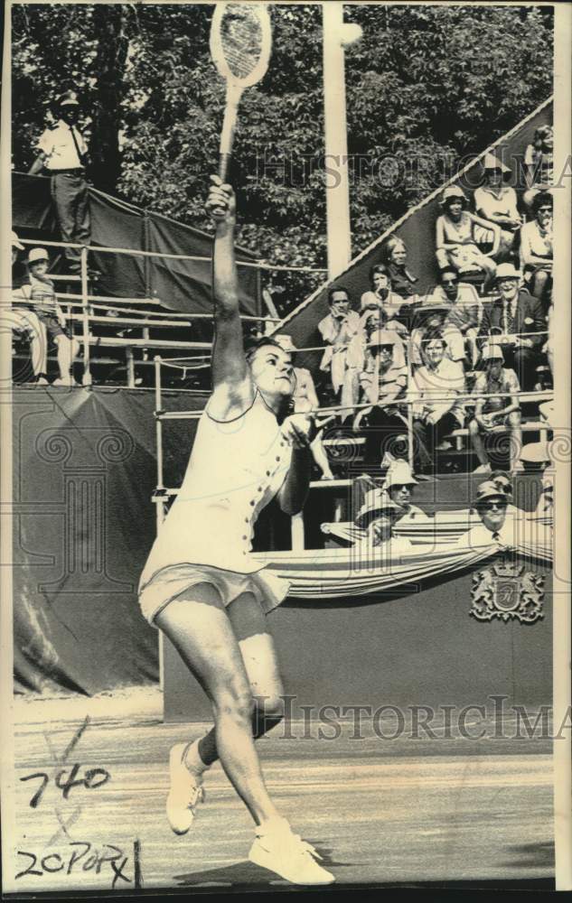 1971 Press Photo Evonne Goolagong, Canadians Opens tennis championship- Historic Images