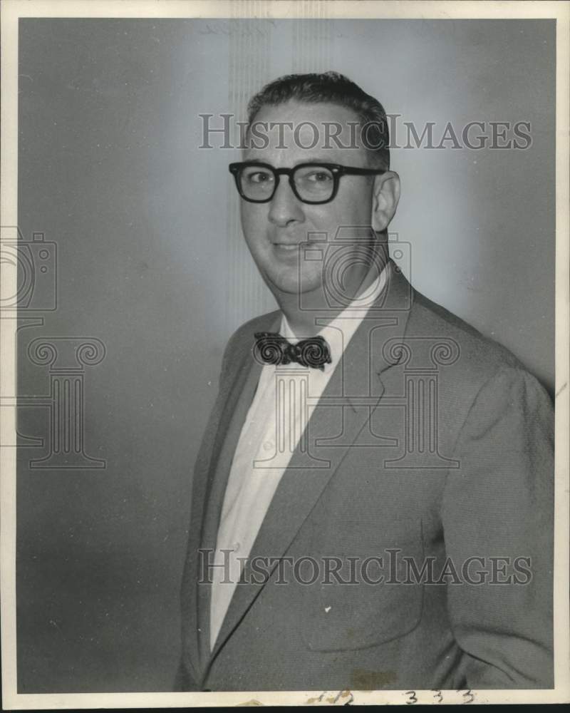 1957 Press Photo John Lucian Gilbert, Manager Traffic Division Court New Orleans