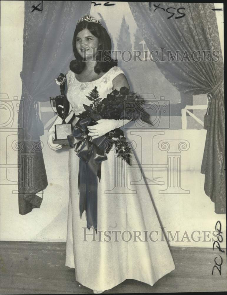 1970 Press Photo Kathyn Darlene Graham is selected as Mississippi Junior Miss- Historic Images