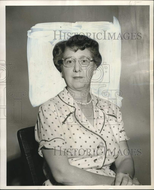1955 Press Photo Miss Lucile Godelfer, American Society of Medical Technologist