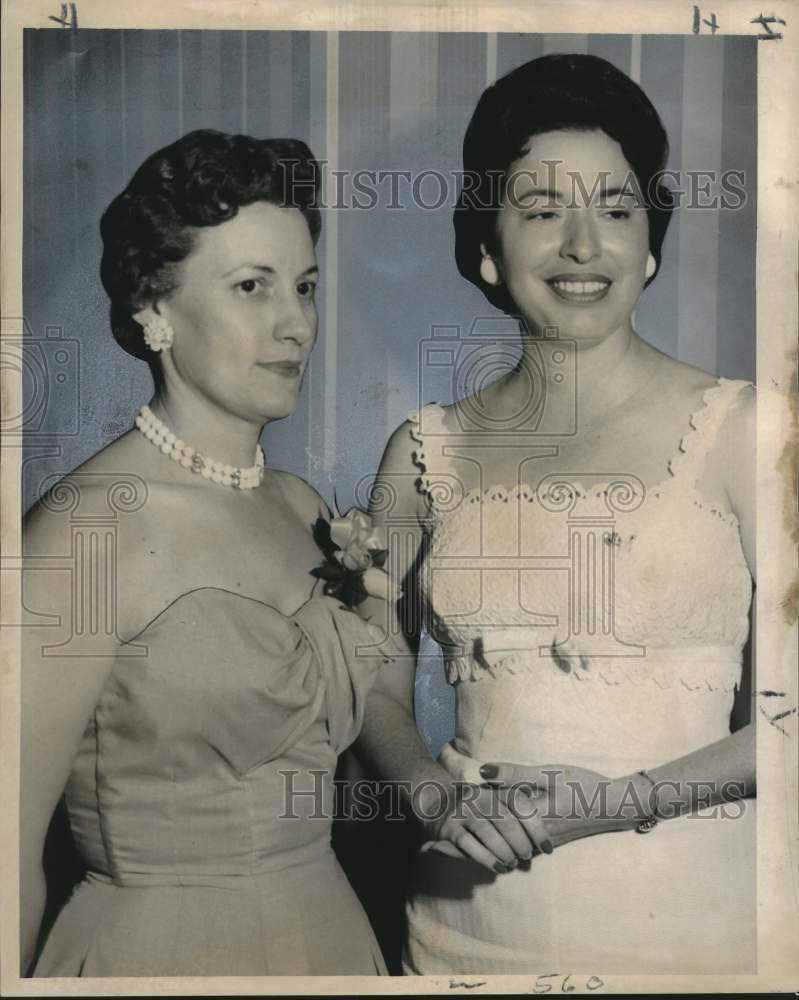 Load image into Gallery viewer, 1959 Press Photo Mrs. Adan Gutierres, president, Beta Sigma Phi service sorority
