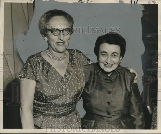 1955 Press Photo Mrs. Irving M. Engal, National Council of Jewish Women