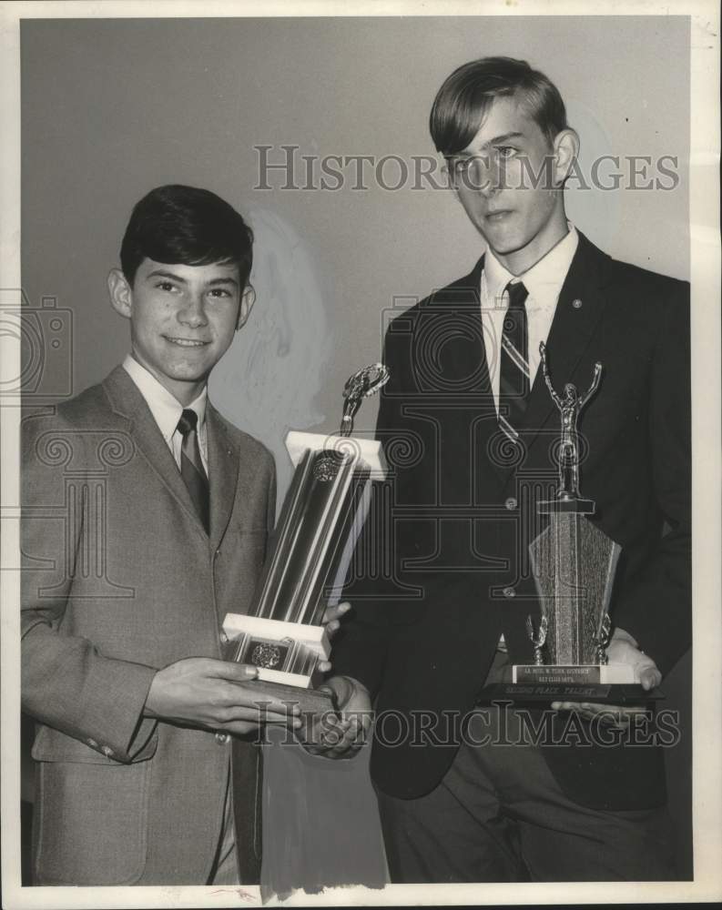 1968 Press Photo James Gulotta Jr., New Orleans Key Club delegates in Biloxi