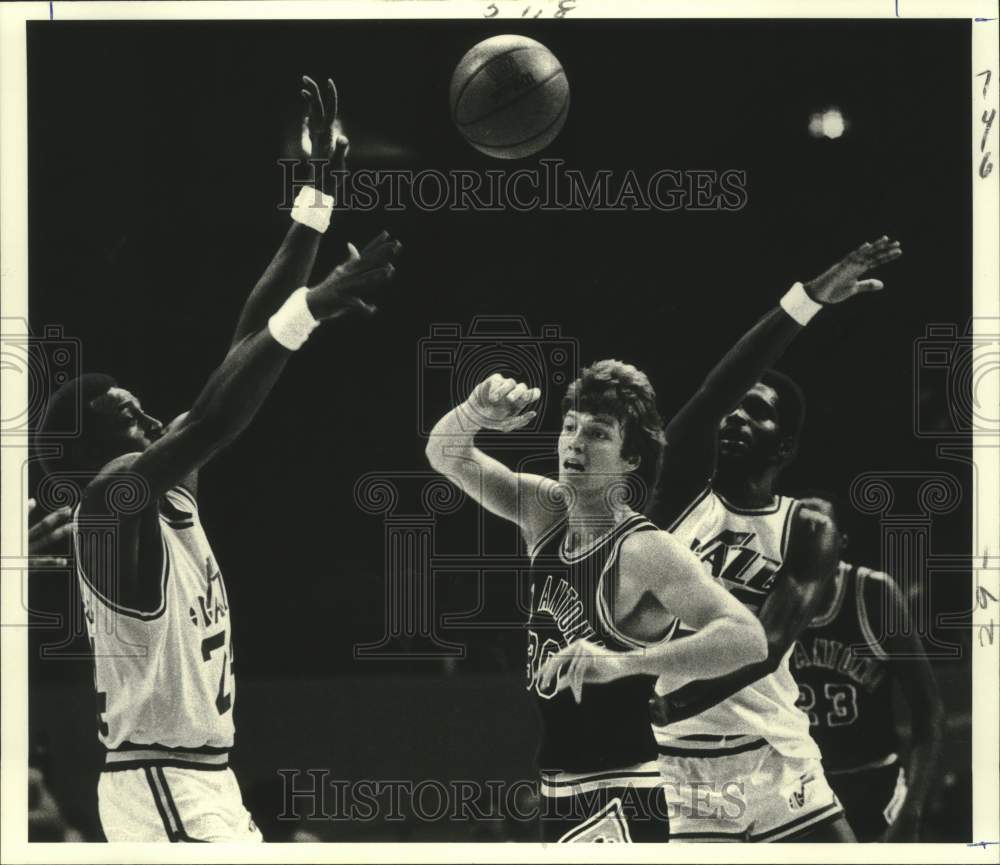 1979 Press Photo Basketball Players Spencer Haywood and Allen Bristow- Historic Images