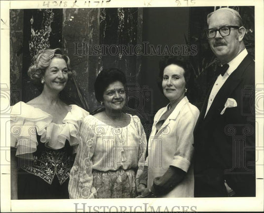 1979 Press Photo Mrs. Guste, Mrs. Morial, Mrs. Edwards, & Mr. Harrison-Banquet- Historic Images
