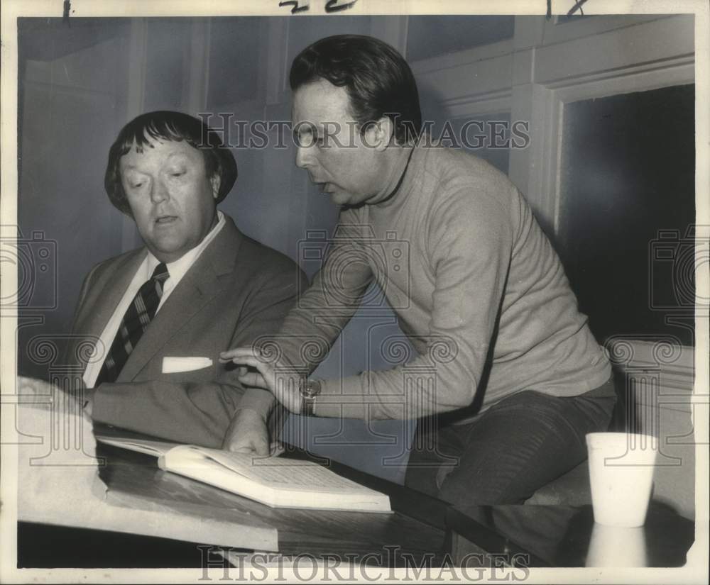 1970 Press Photo Cornell MacNeil &amp; Anton Guadgano, &quot;Un Ballo in Maschera&quot;- Historic Images