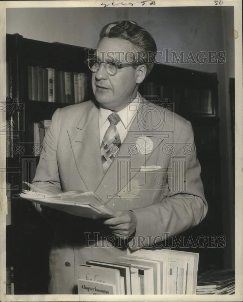1952 Press Photo New Orleans Religious Leader Dr. J.D. Grey - noo26164