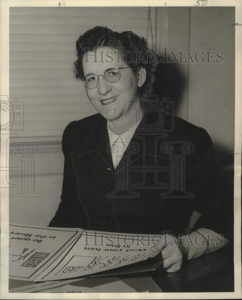 1949 Press Photo Dr. Selma E. Herr-Tulane Univ. assistant professor of education- Historic Images