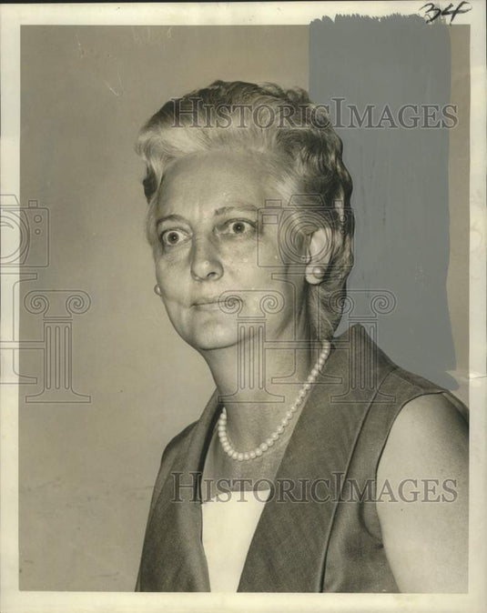 1967 Press Photo Mrs. Albert Habeeb, past president of New Orleans women's club- Historic Images