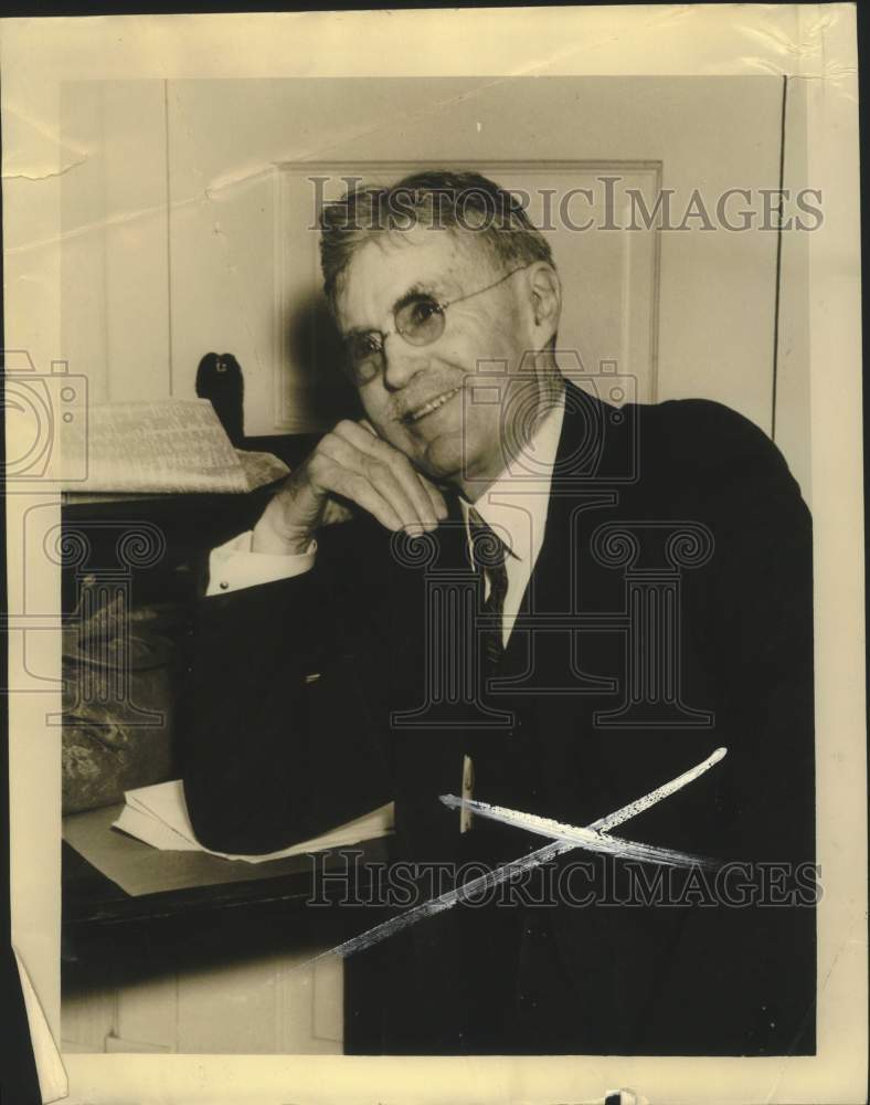 1938 Press Photo Charles J. Haden, wealthy philanthropist - noo26436