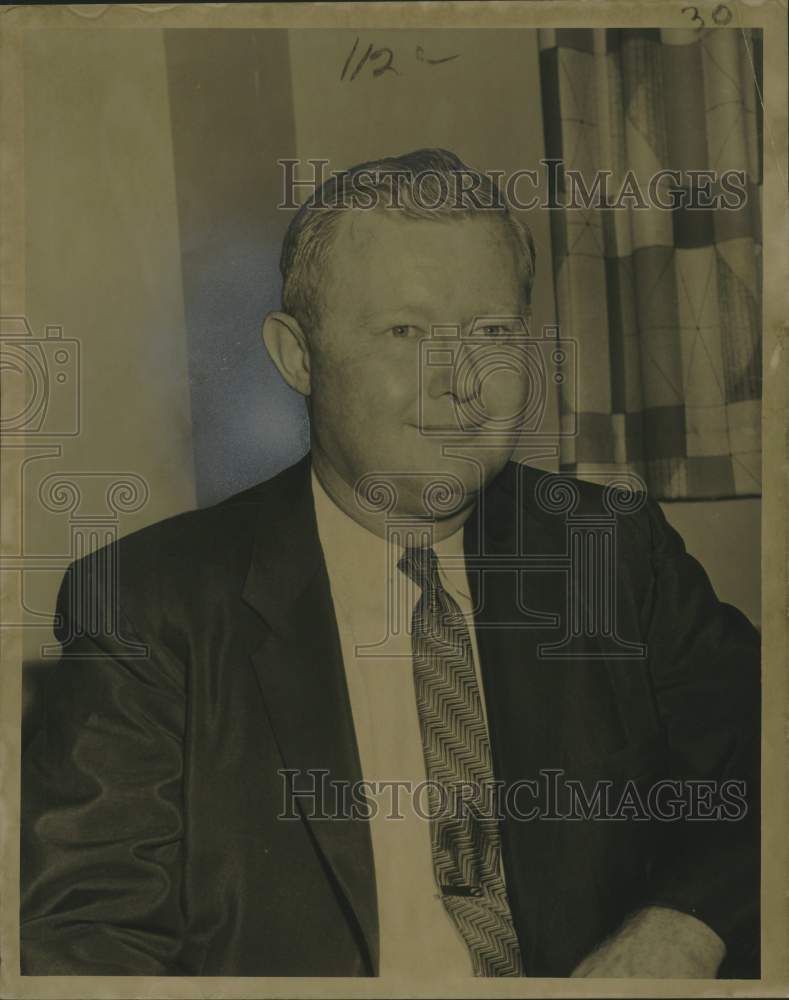 1958 Press Photo Edwin N. Hacker, Jr., Anderson Prichard Oil Company - noo26452