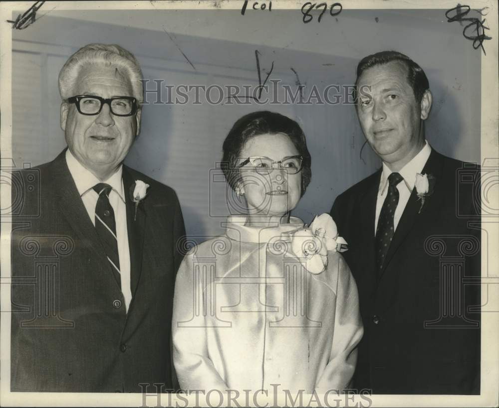 1967 Press Photo Dr. and Mrs. J. D. Grey Honored for 30 Years of Church Service