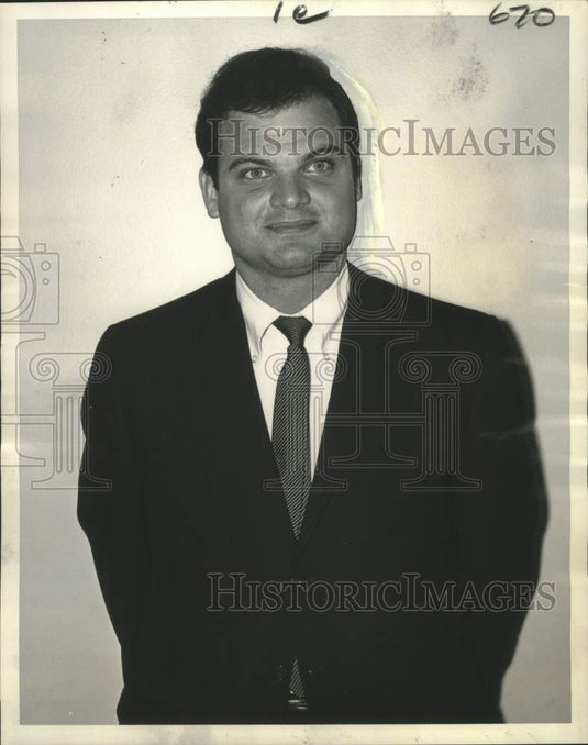 1970 Press Photo J. Keefe Hecker, Basketball Coach, Junior Varsity, Jesuit High