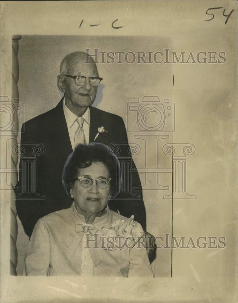1972 Press Photo Mr. and Mrs. Henry E. Gowland Sr.'s 60th wedding anniversary