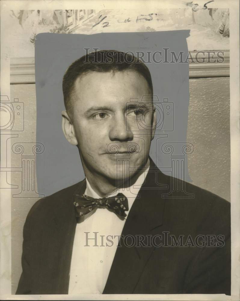 1956 Press Photo Milton Walther, New President of K of C Toastmasters Club 710
