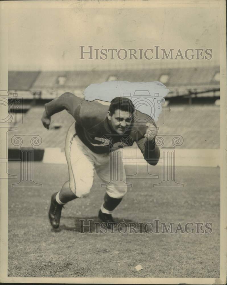 Press Photo Jerome Helluin, Tulane University Football Lineman - noo28118