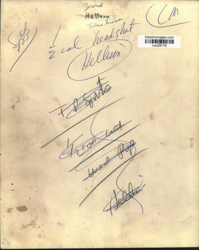 Press Photo Jerome Helluin, Tulane University Football Lineman - noo28118