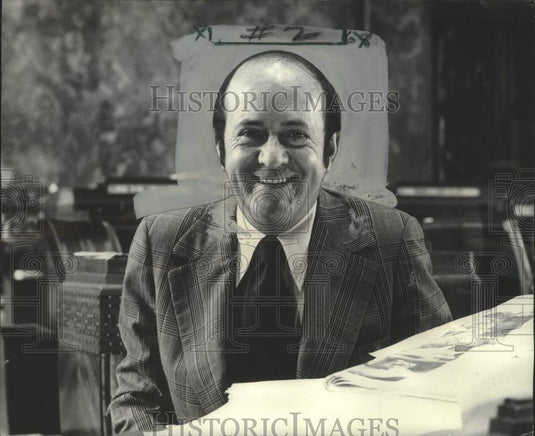 1975 Press Photo Rep. Richard Guidry 23 years ago in Louisiana legislature- Historic Images