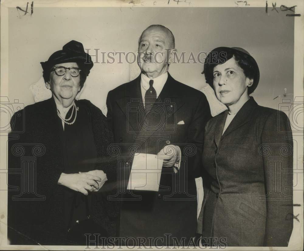 1950 Press Photo Conductor Rudolph Ganz of the New Orleans Philharmonic Society - Historic Images