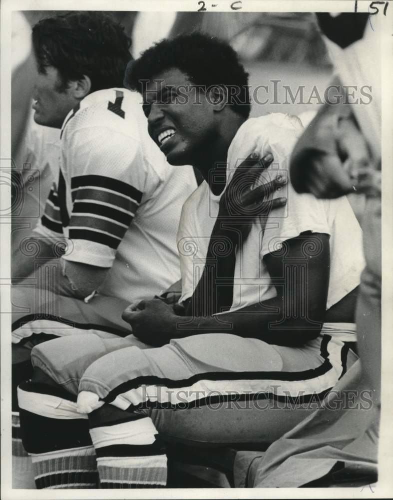 1971 Press Photo Bill Harris, Atlanta Falcons Football player - noo28966- Historic Images