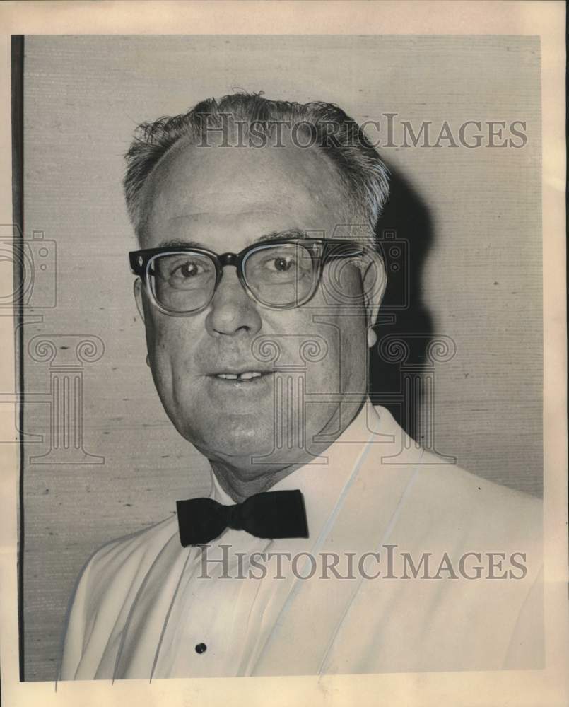1965 Press Photo William P. "Cy" Hickey, President, East Gentilly Lions Club- Historic Images
