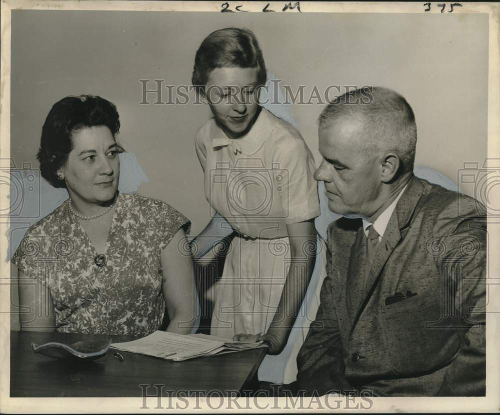 1959 Press Photo Association of Development of Pre-School Blind Children Meeting