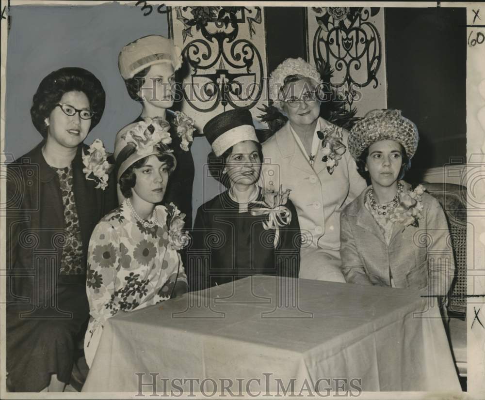 1963 Press Photo Officers, Jefferson Parish Medical Society Auxiliary Installed