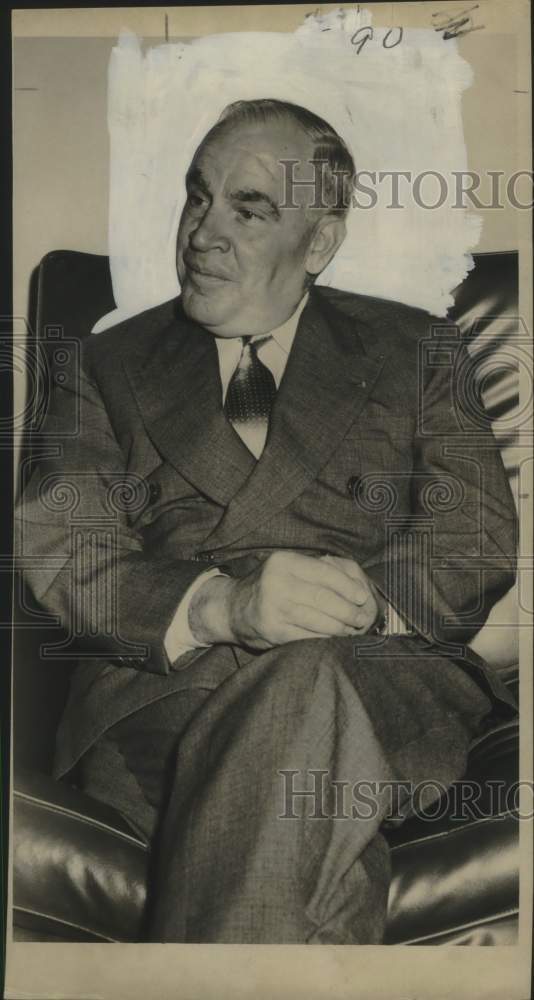 1954 Press Photo Luther Hodges, lieutenant governor, North Carolina - noo30292