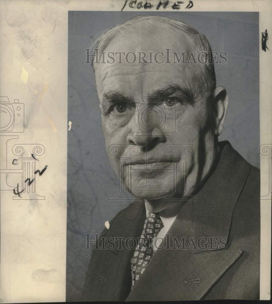 1954 Press Photo Luther Hodges, Governor of North Carolina - noo30293