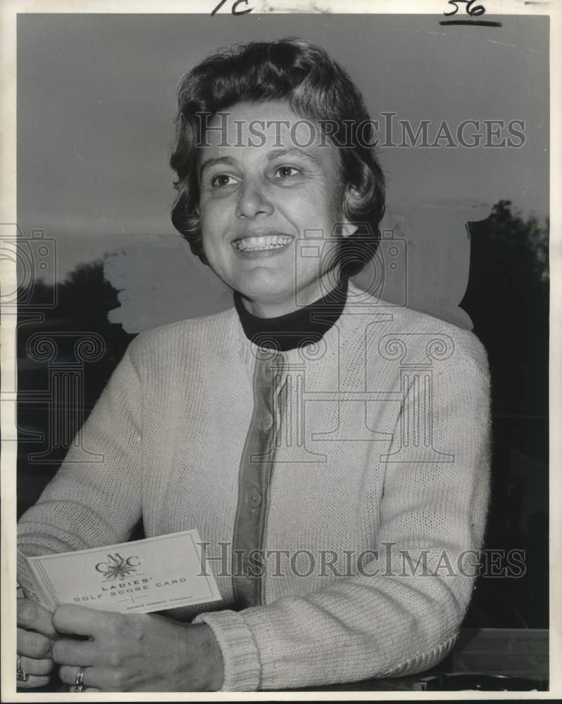 1967 Press Photo Mrs. A.T. Higgins, New Orleans golfer - noo30568