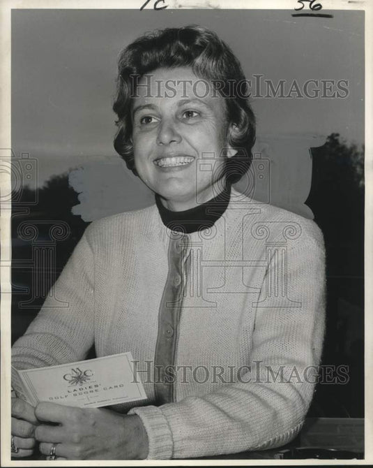 1967 Press Photo Mrs. A.T. Higgins, New Orleans golfer - noo30568