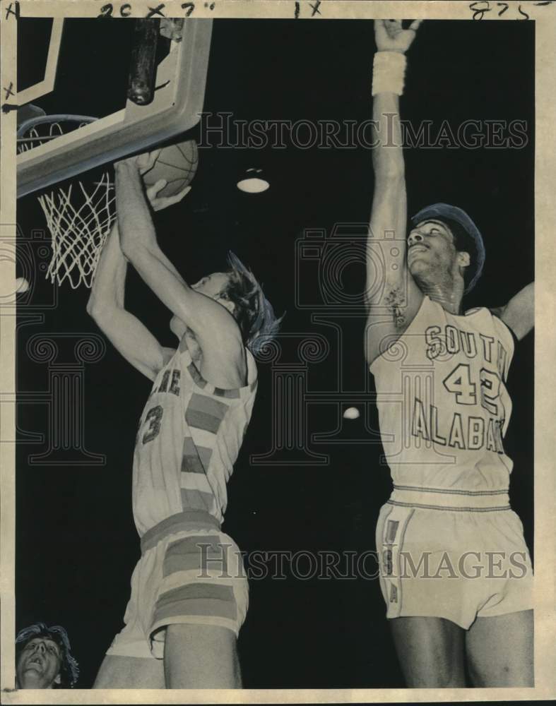 1974 Press Photo Basketball Player Phil Hicks of Tulane University - noo30577