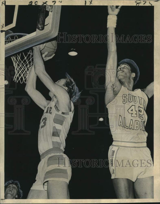 1974 Press Photo Basketball Player Phil Hicks of Tulane University - noo30577