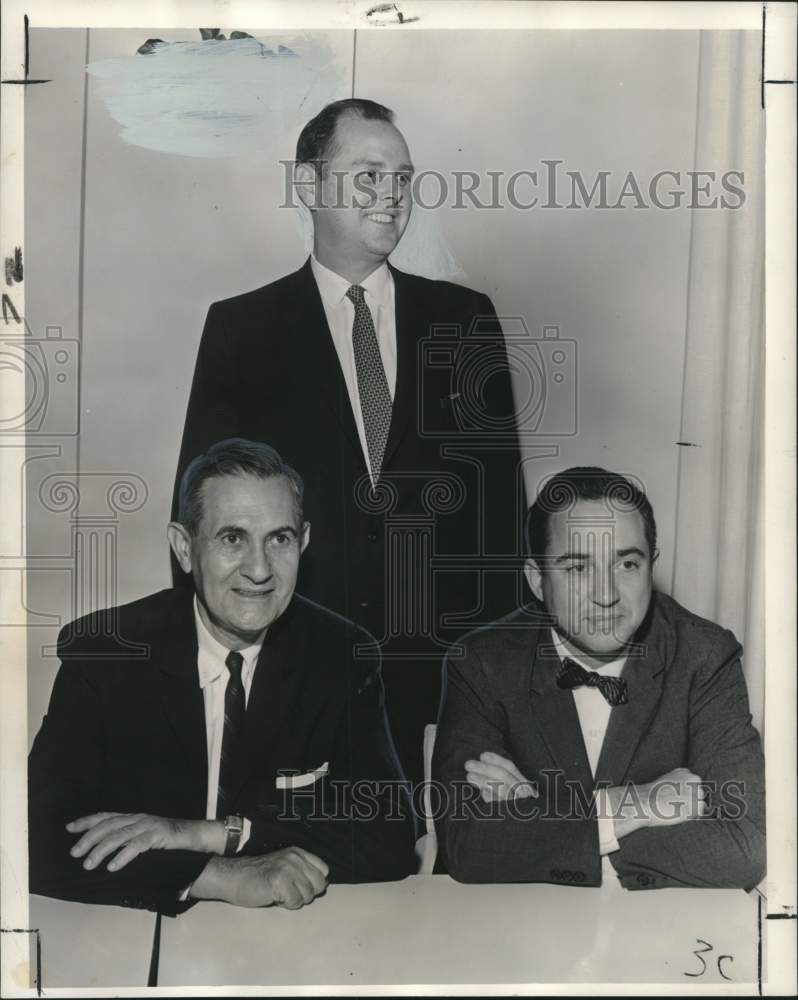 1962 Press Photo New Orleans Insurance Exchange officers - noo30718