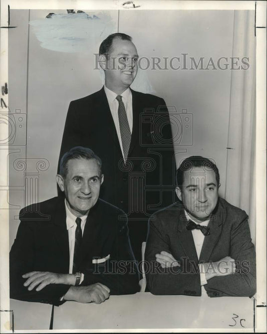 1962 Press Photo New Orleans Insurance Exchange officers - noo30718