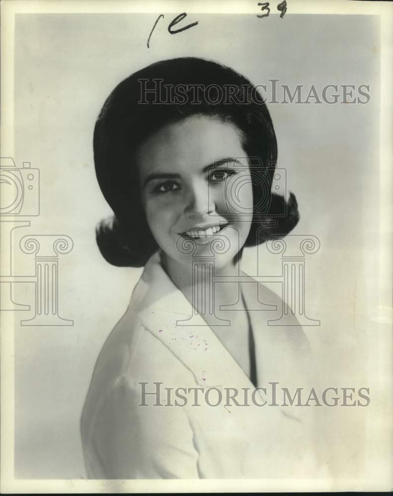 1965 Press Photo Maid of Cotton Judy Hill - noo30764